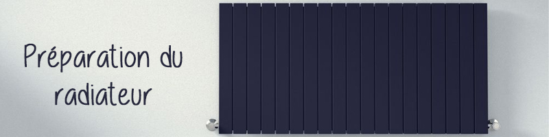 Préparer le radiateur avant la mise en peinture